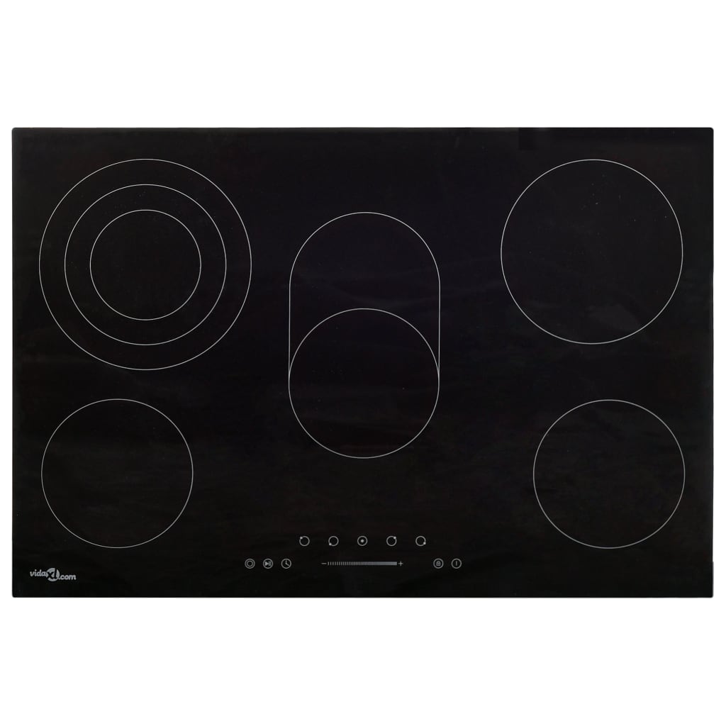 Glaskeramik-Kochfeld Mit 5 Platten Touch Control