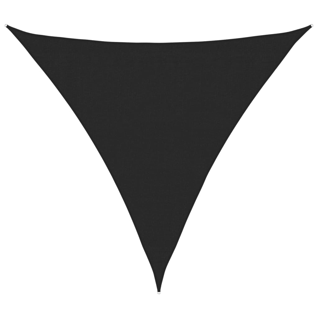 Sonnensegel 160 G/M² 3,6X3,6X3,6 M Hdpe Schwarz