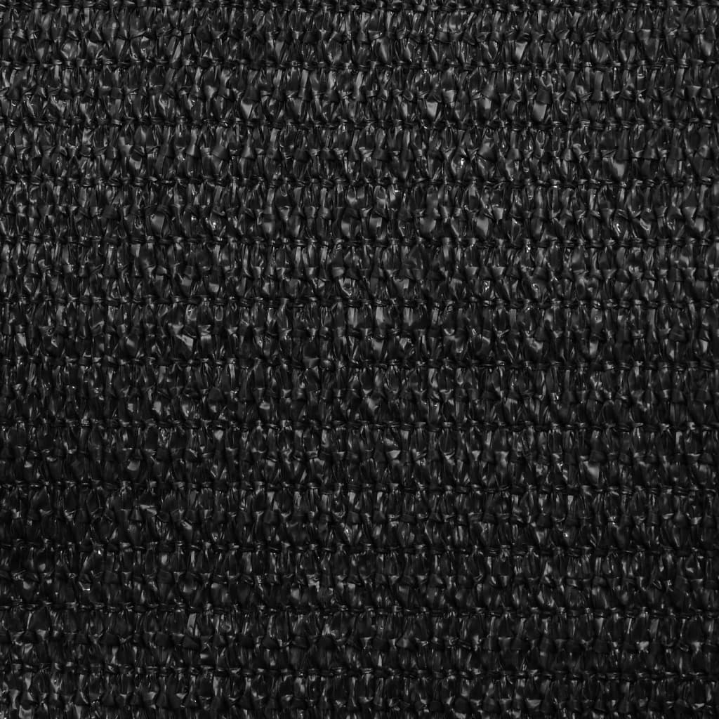 Sonnensegel 160 G/M² 3,6X3,6X3,6 M Hdpe Schwarz