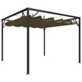 Gartenpavillon Mit Ausziehbarem Dach 3X3 M 180 G/M²