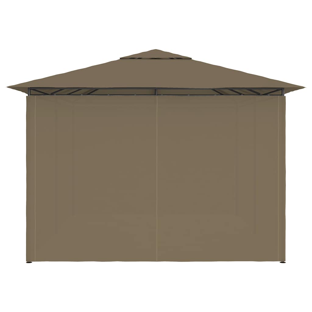 Gartenzelt Mit Vorhängen 4X3 M 180 G/M²