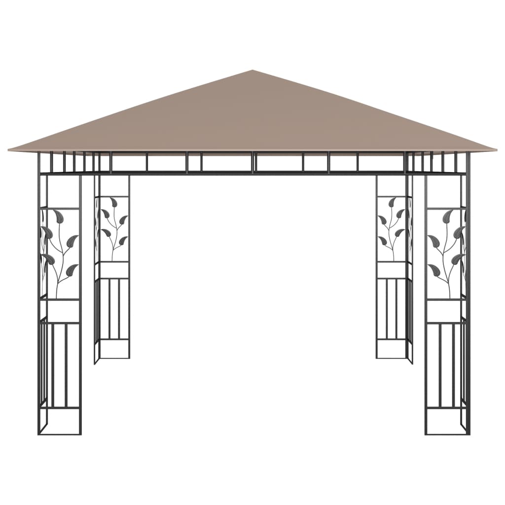 Pavillon Mit Moskitonetz 3X3X2,73 M 180 G/M²