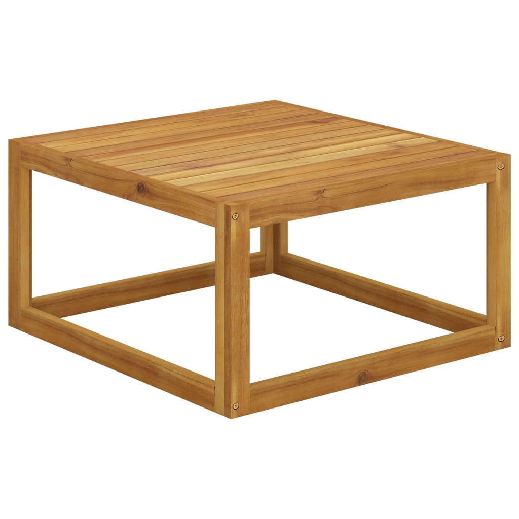 3-Tlg. Garten-Lounge-Set Mit Kissen Massivholz Akazie