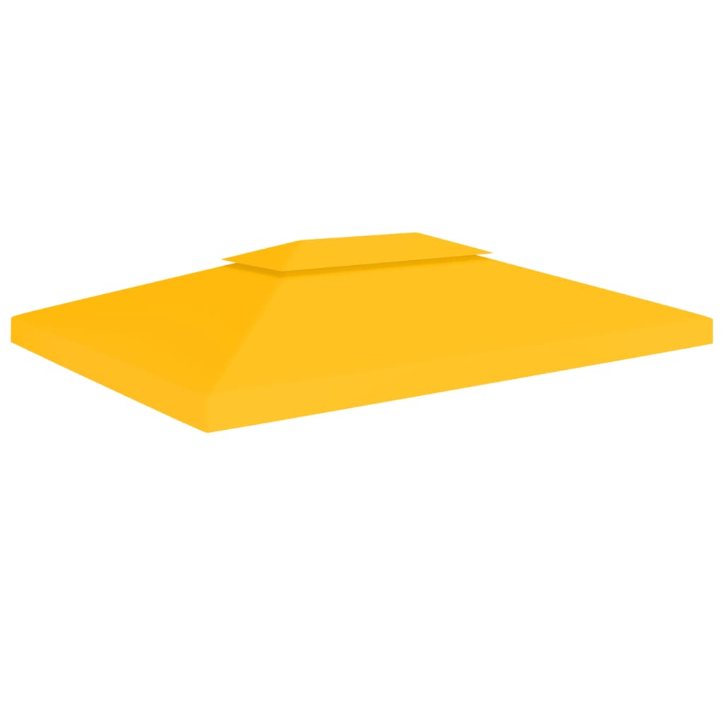 Pavillon-Dachplane Mit Kaminabzug 310 G/M² Gelb