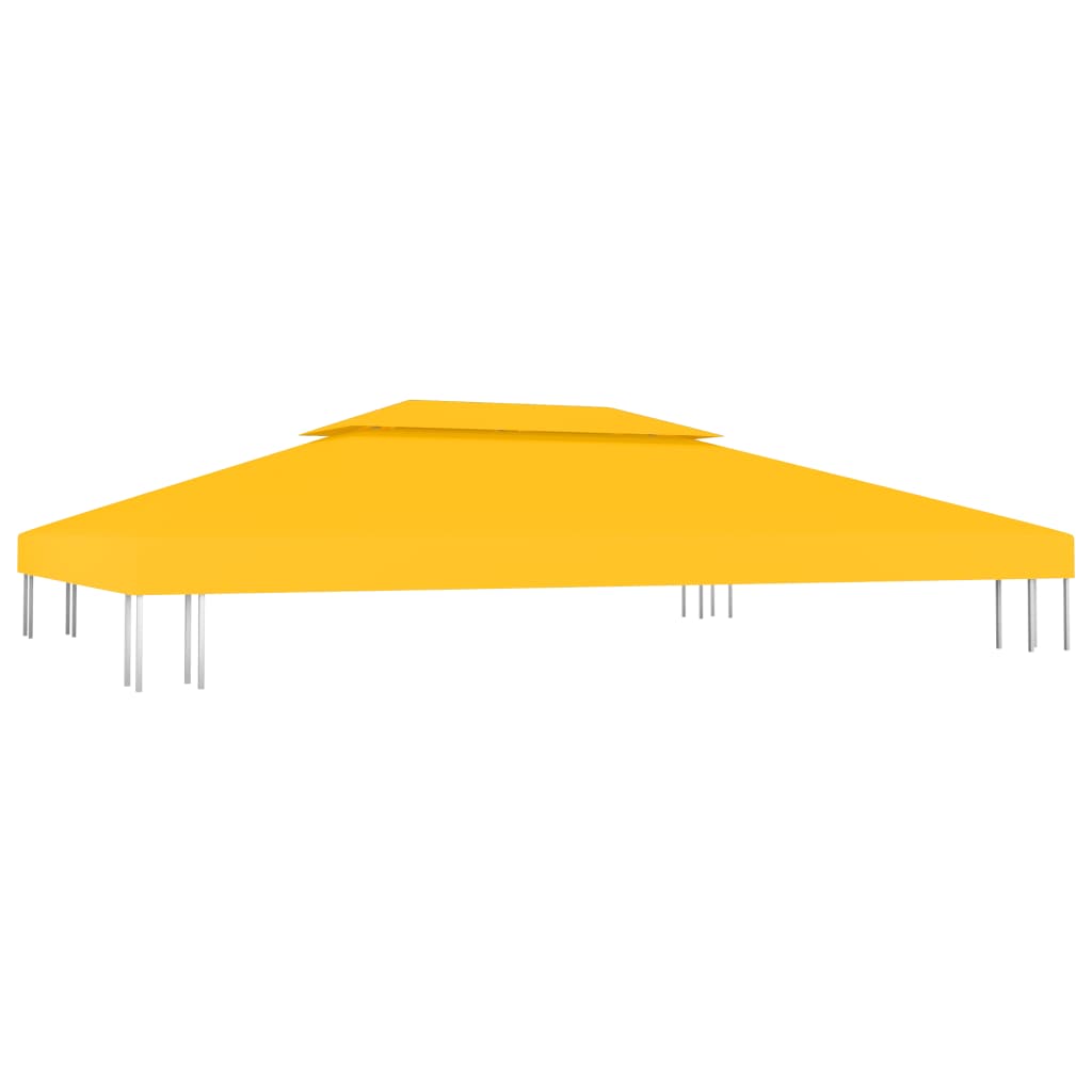 Pavillon-Dachplane Mit Kaminabzug 310 G/M² Gelb