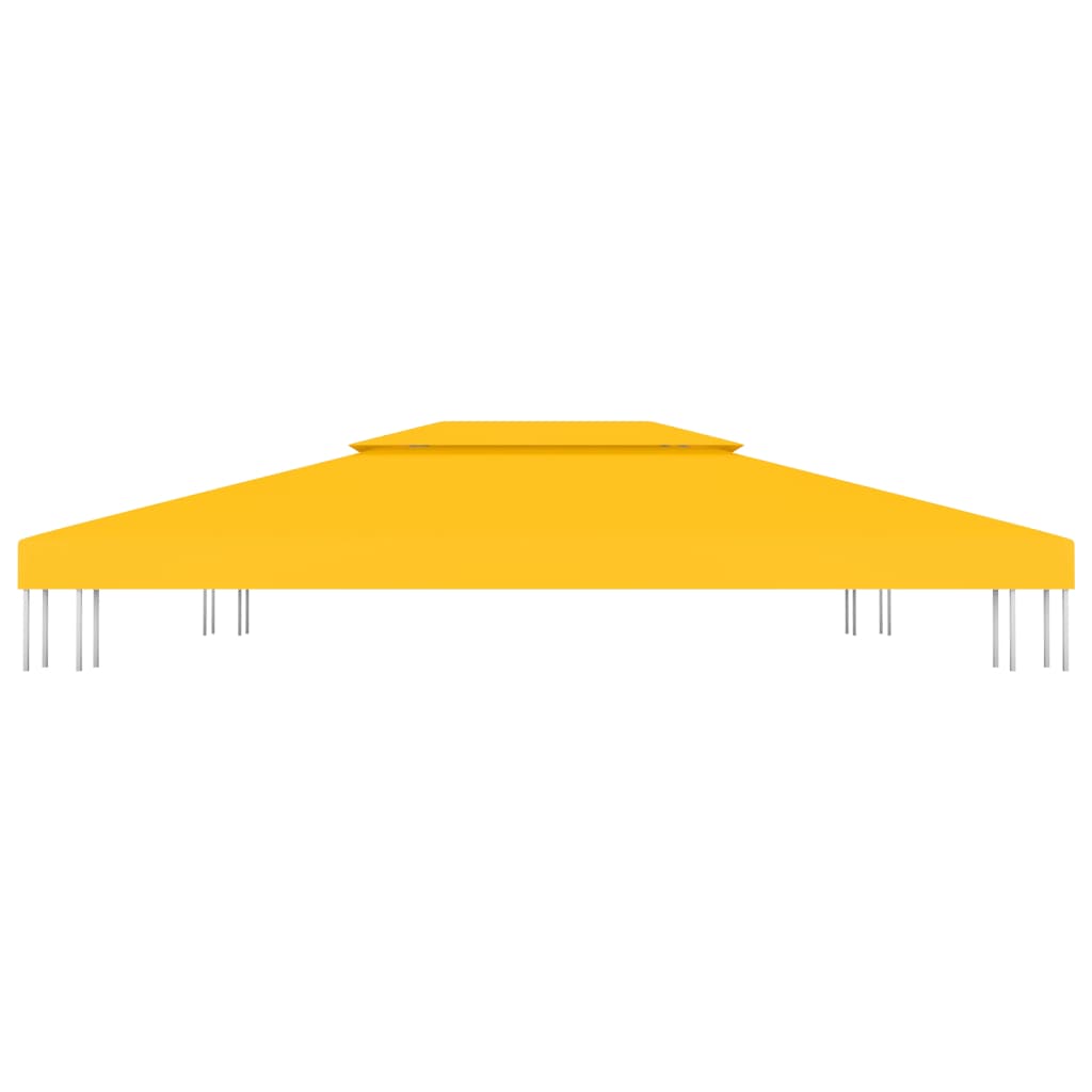 Pavillon-Dachplane Mit Kaminabzug 310 G/M² Gelb