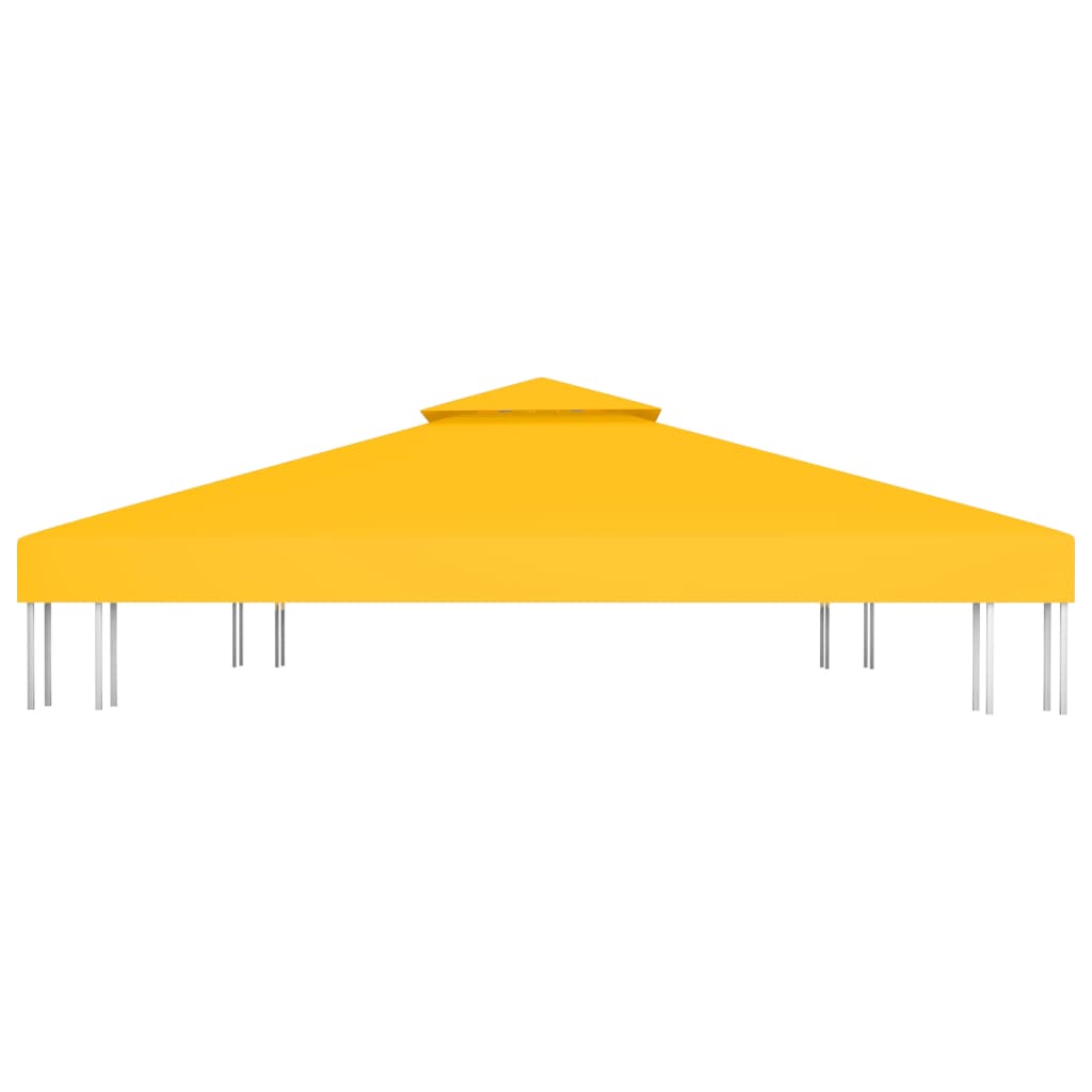 Pavillon-Dachplane Mit Kaminabzug 310 G/M² Gelb