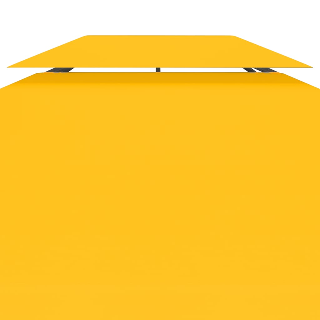 Pavillon-Dachplane Mit Kaminabzug 310 G/M² Gelb
