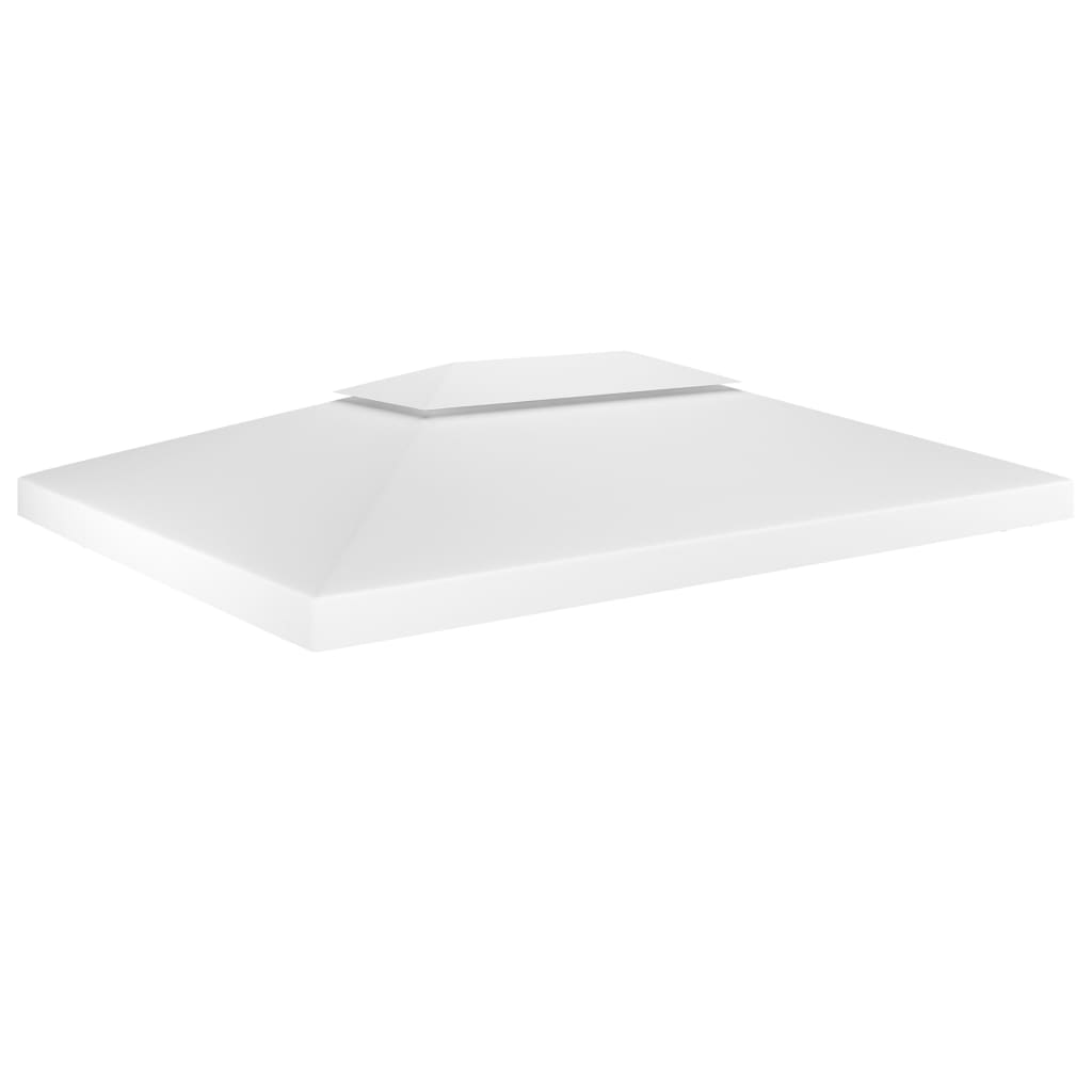 Pavillon-Dachplane Mit Kaminabzug 310 G/M² Weiß