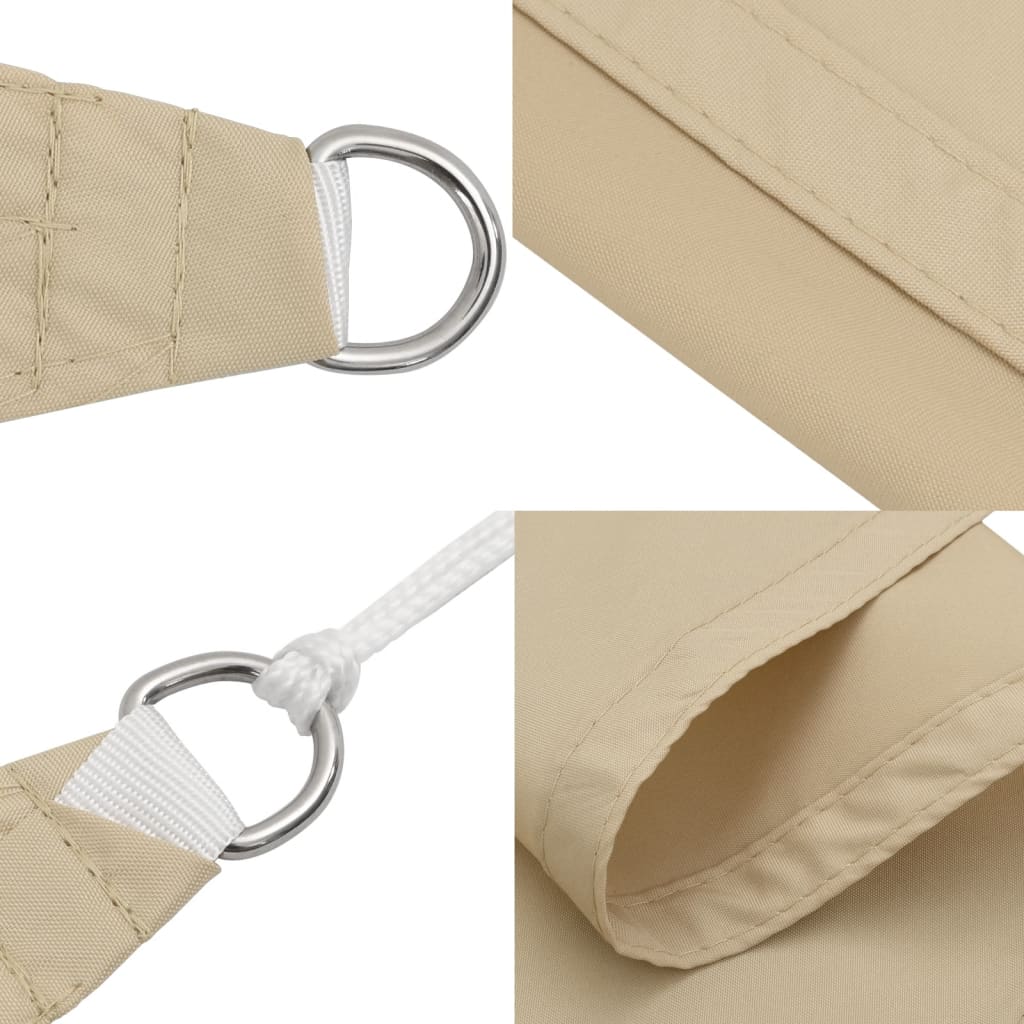Sonnensegel Oxford-Gewebe Dreieckig 3X3X4,24 M Beige