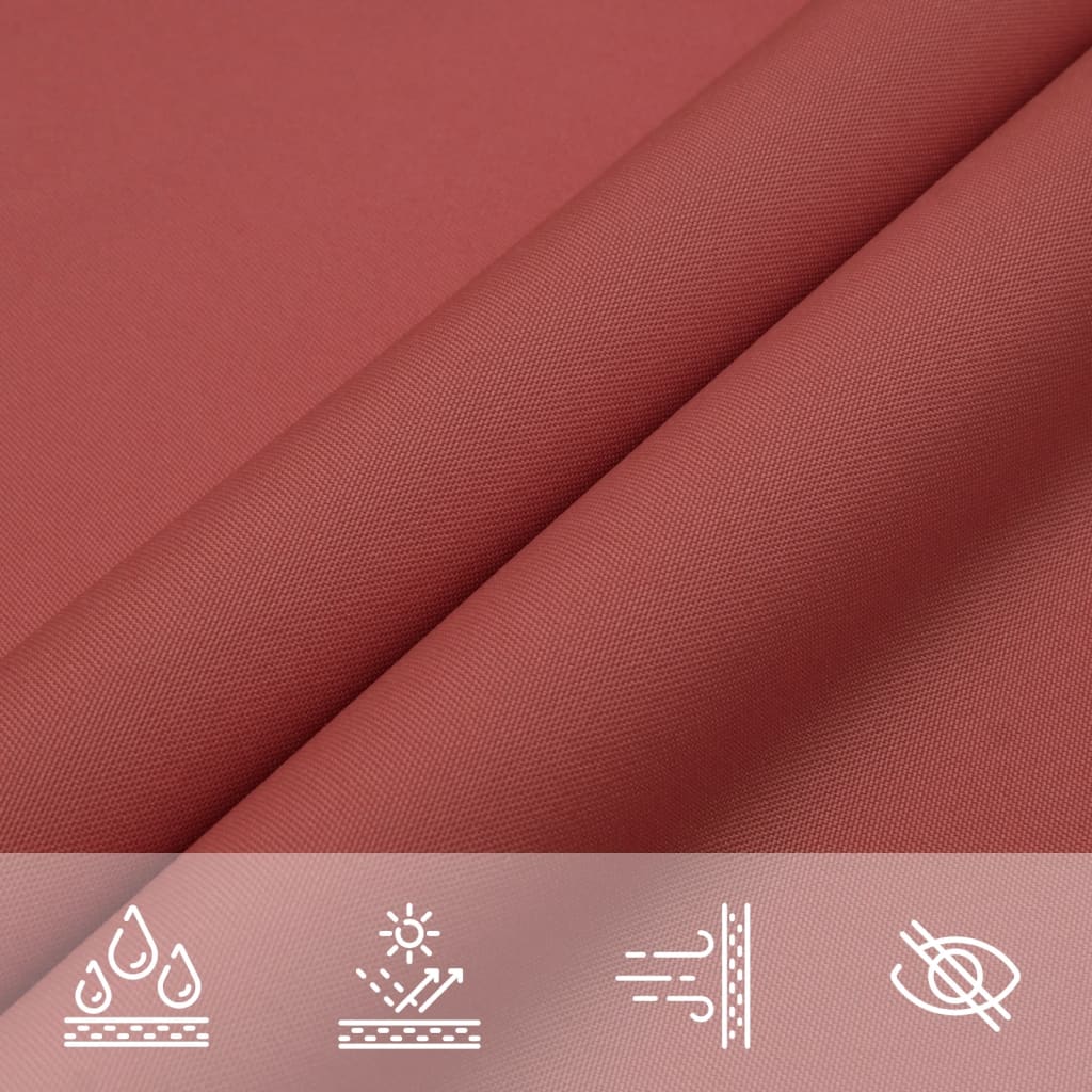 Sonnensegel Oxford-Gewebe Rechteckig 3X4,5 M -Rot Terrakotta