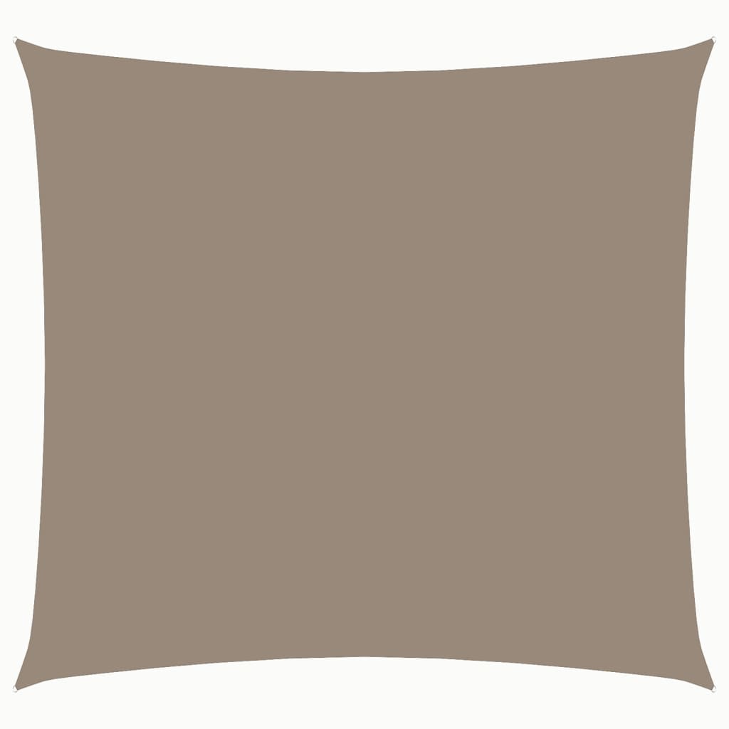 Sonnensegel Oxford-Gewebe Quadratisch Taupe