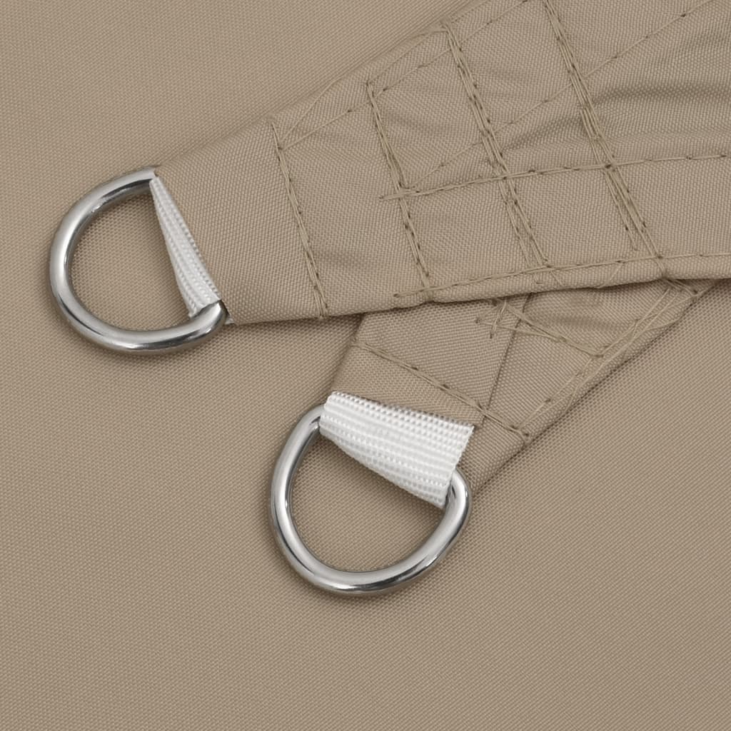 Sonnensegel Oxford-Gewebe Quadratisch Taupe