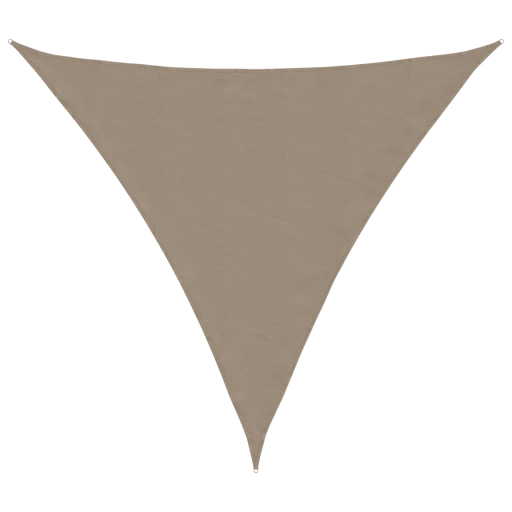 Sonnensegel Oxford-Gewebe Dreieckig Taupe