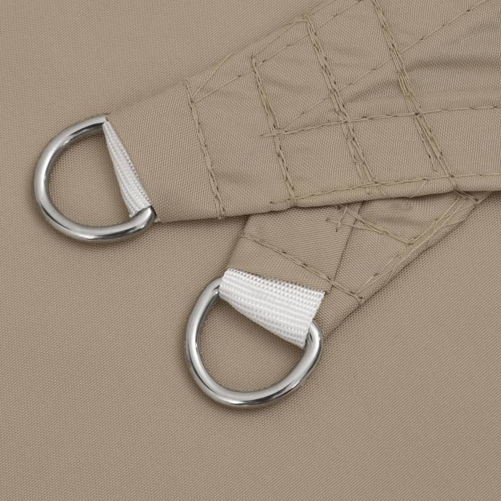 Sonnensegel Oxford-Gewebe Dreieckig Taupe