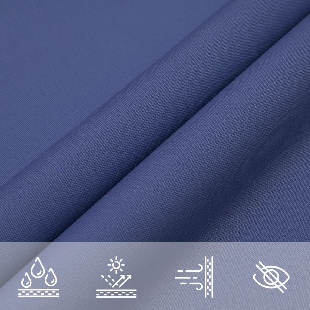Sonnensegel Oxford-Gewebe Quadratisch 3,6X3,6 M Blau