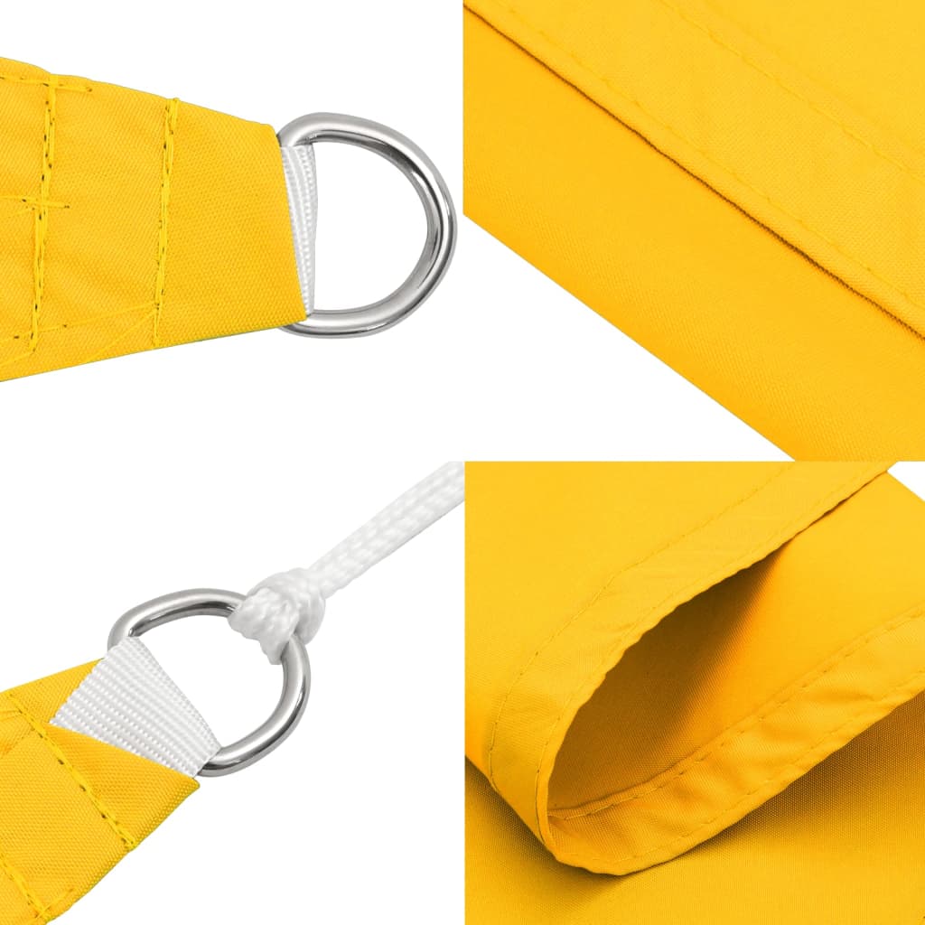 Sonnensegel Oxford-Gewebe Rechteckig 3,5X4,5 M Gelb