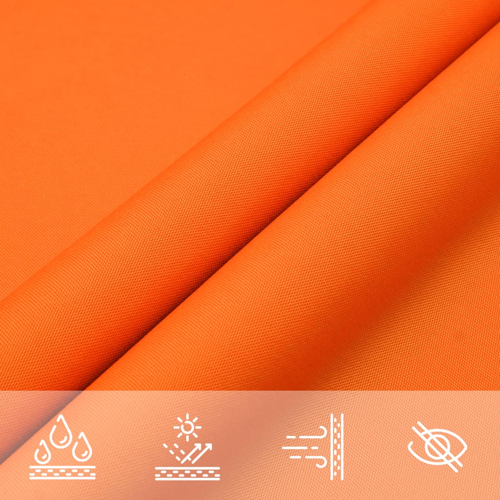 Sonnensegel Oxford-Gewebe Quadratisch Orange