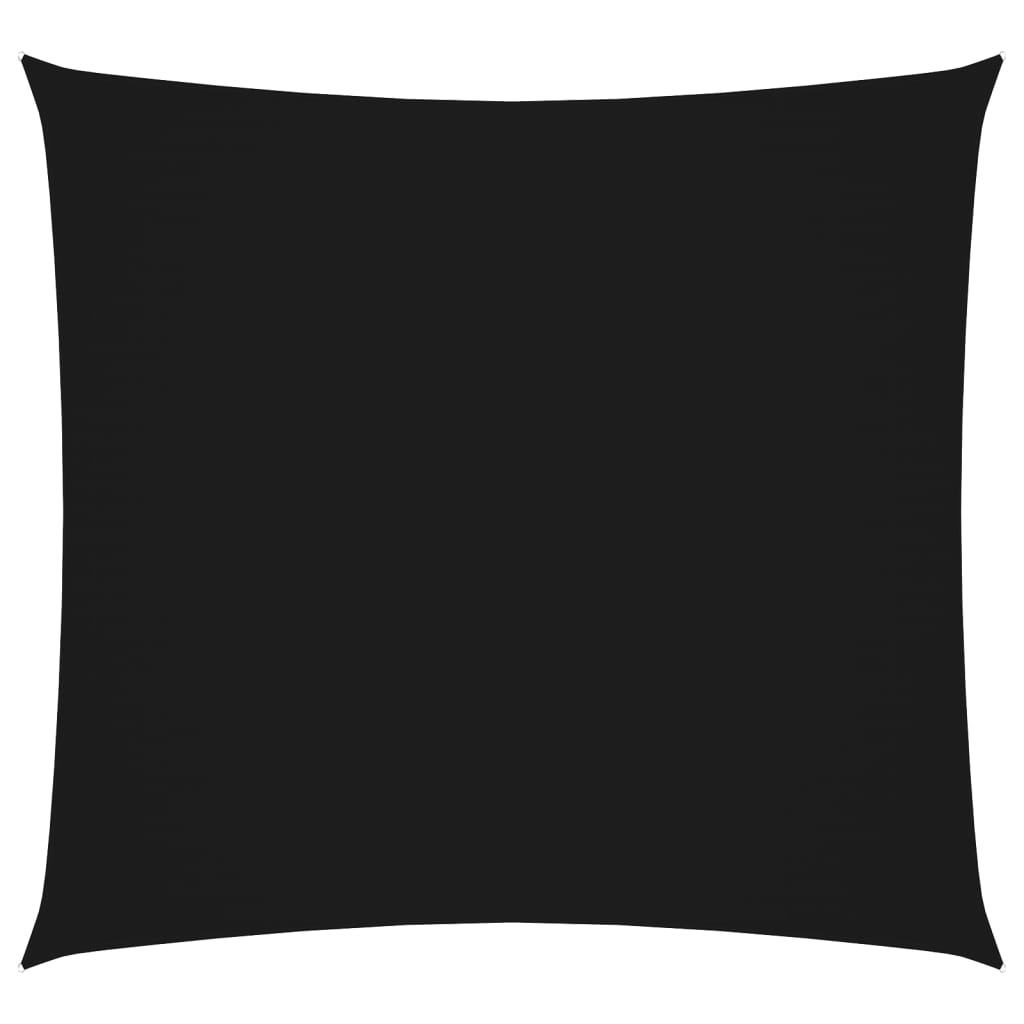 Sonnensegel Oxford-Gewebe Quadratisch Schwarz