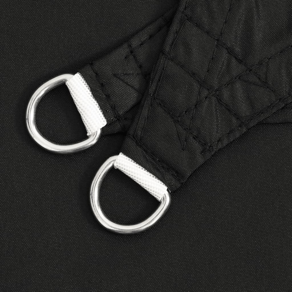 Sonnensegel Oxford-Gewebe Quadratisch Schwarz