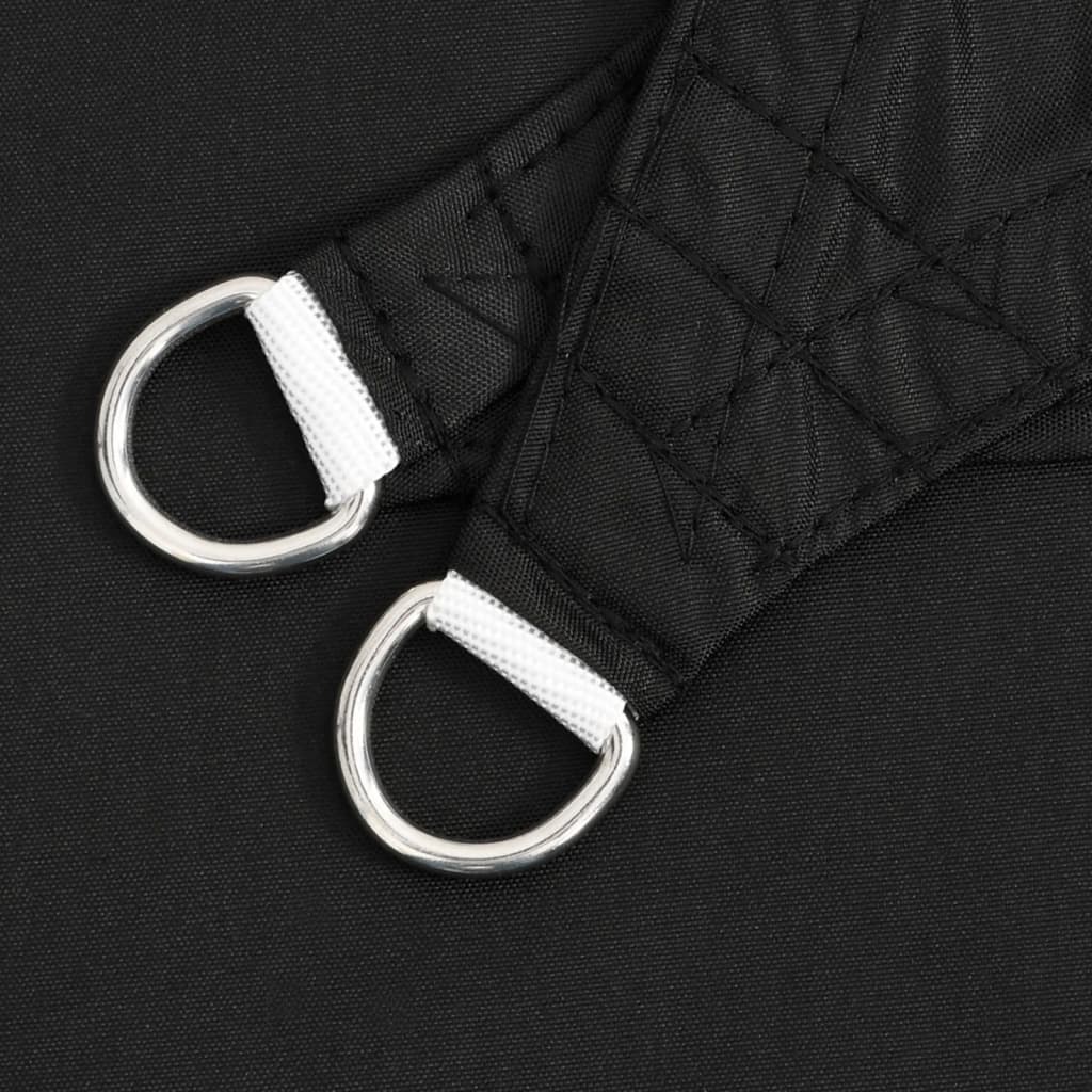 Sonnensegel Oxford-Gewebe Rechteckig 2,5X3,5 M Schwarz