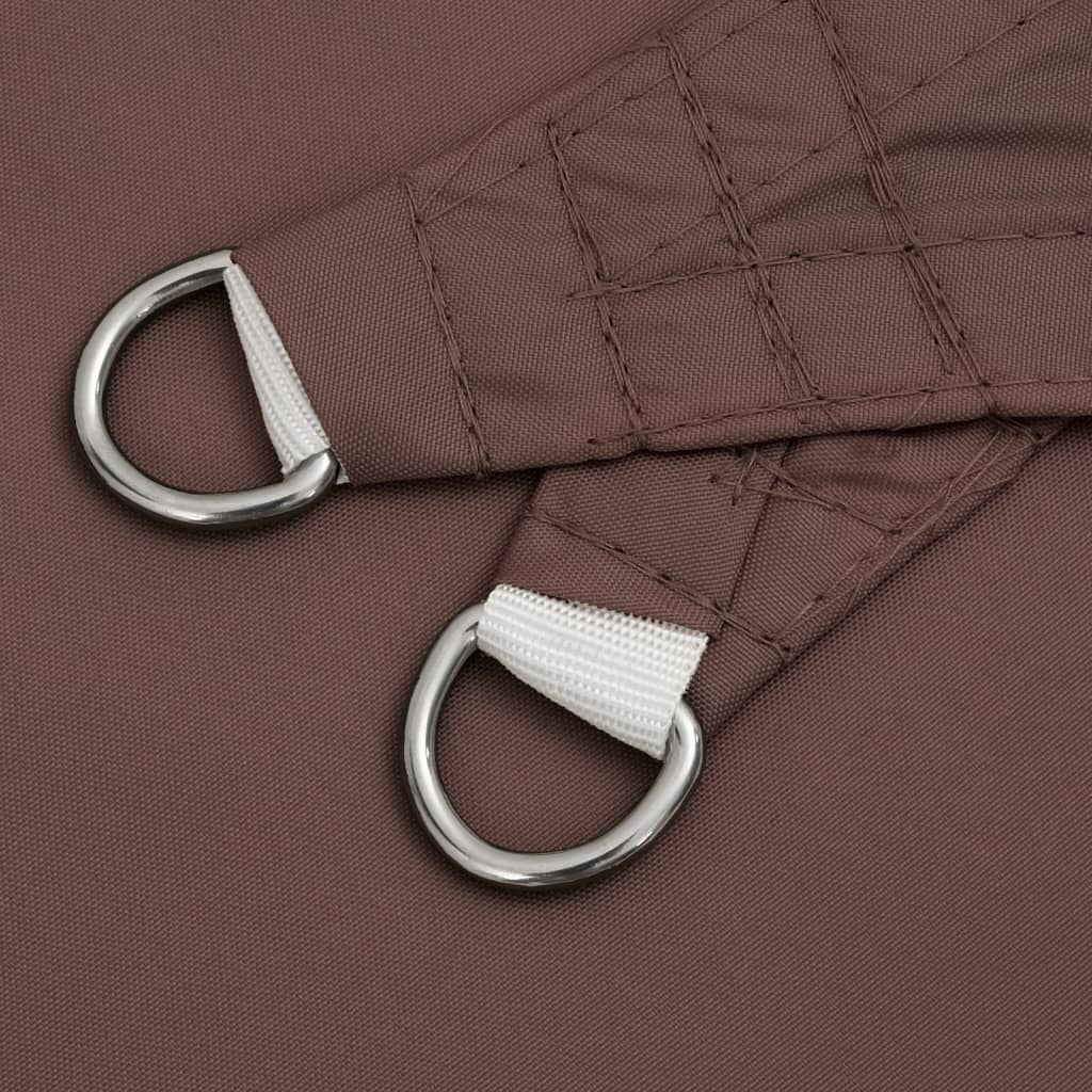 Sonnensegel Oxford-Gewebe Quadratisch Braun