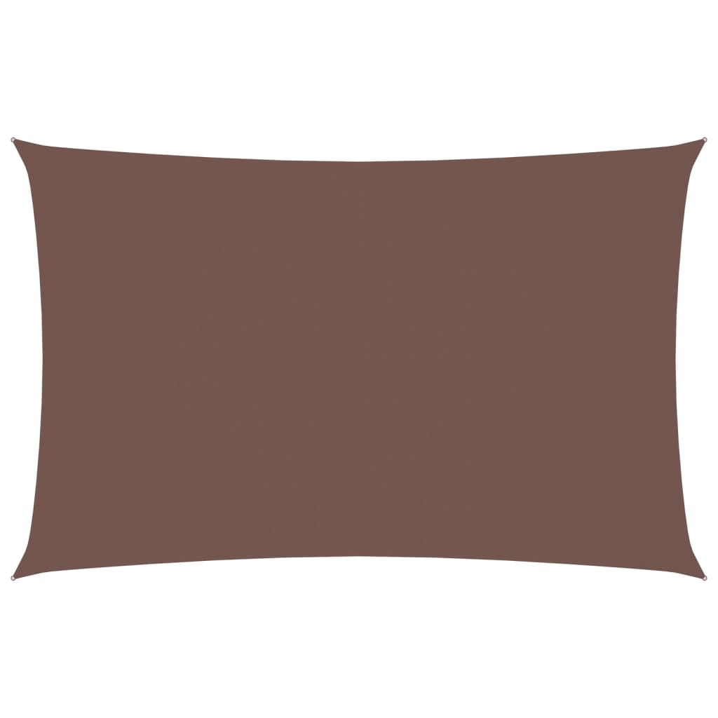 Sonnensegel Oxford-Gewebe Rechteckig 2X4,5 M Braun