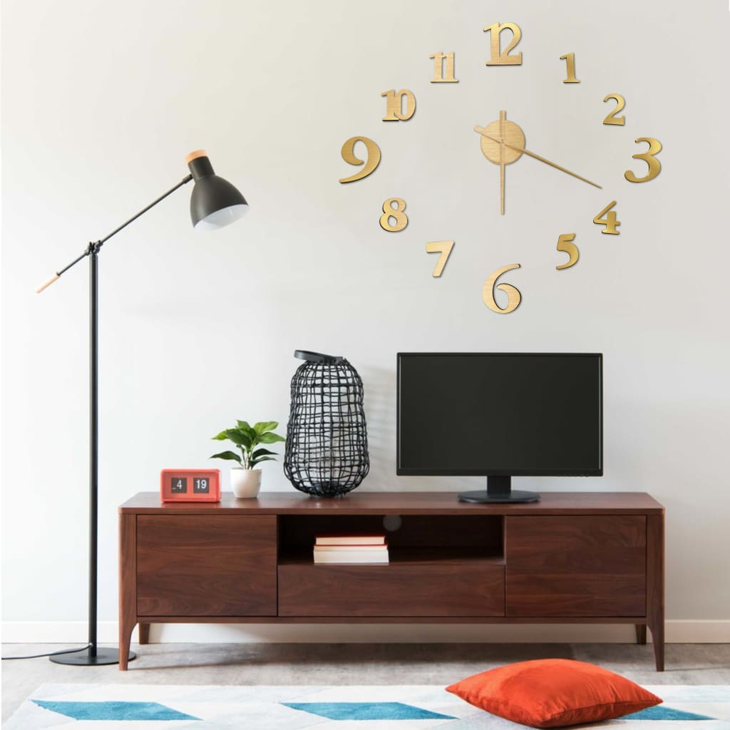 3D-Wanduhr Modernes Design 100 Cm Xxl