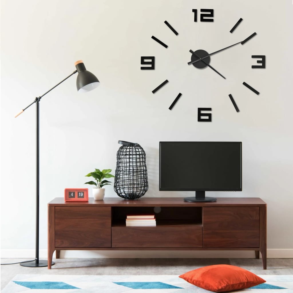 3D-Wanduhr Modernes Design N 100 Cm Xxl
