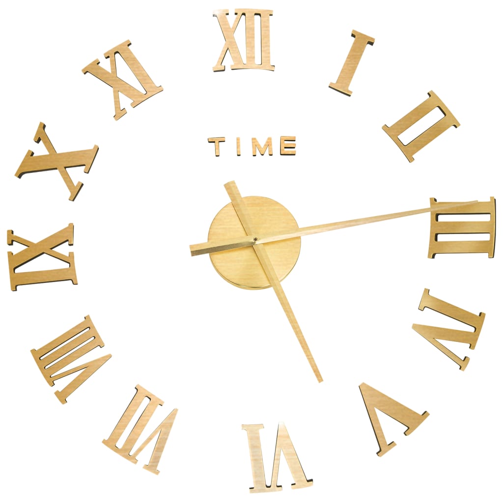 3D-Wanduhr Modernes Design En 100 Cm Xxl