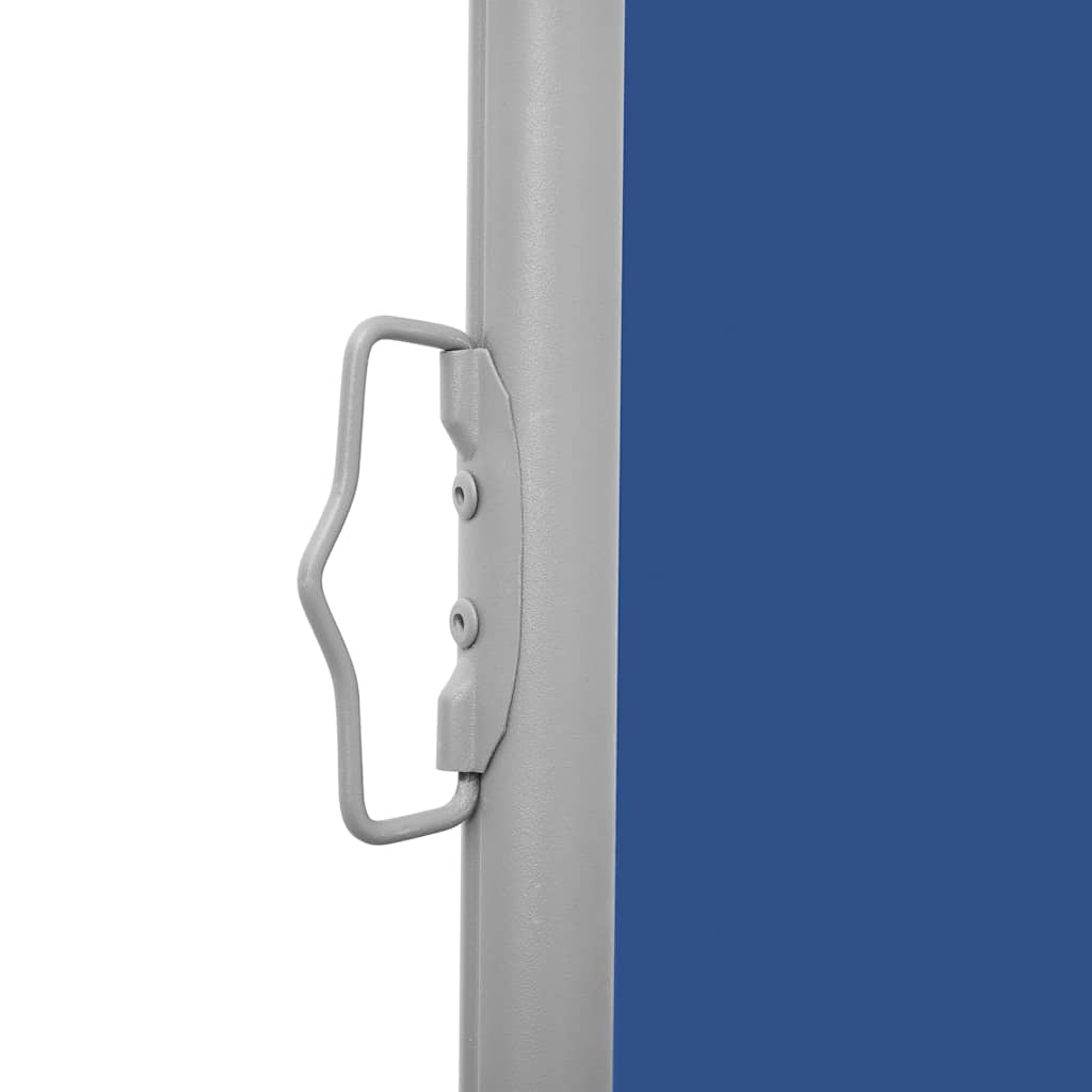 Ausziehbare Seitenmarkise Blau