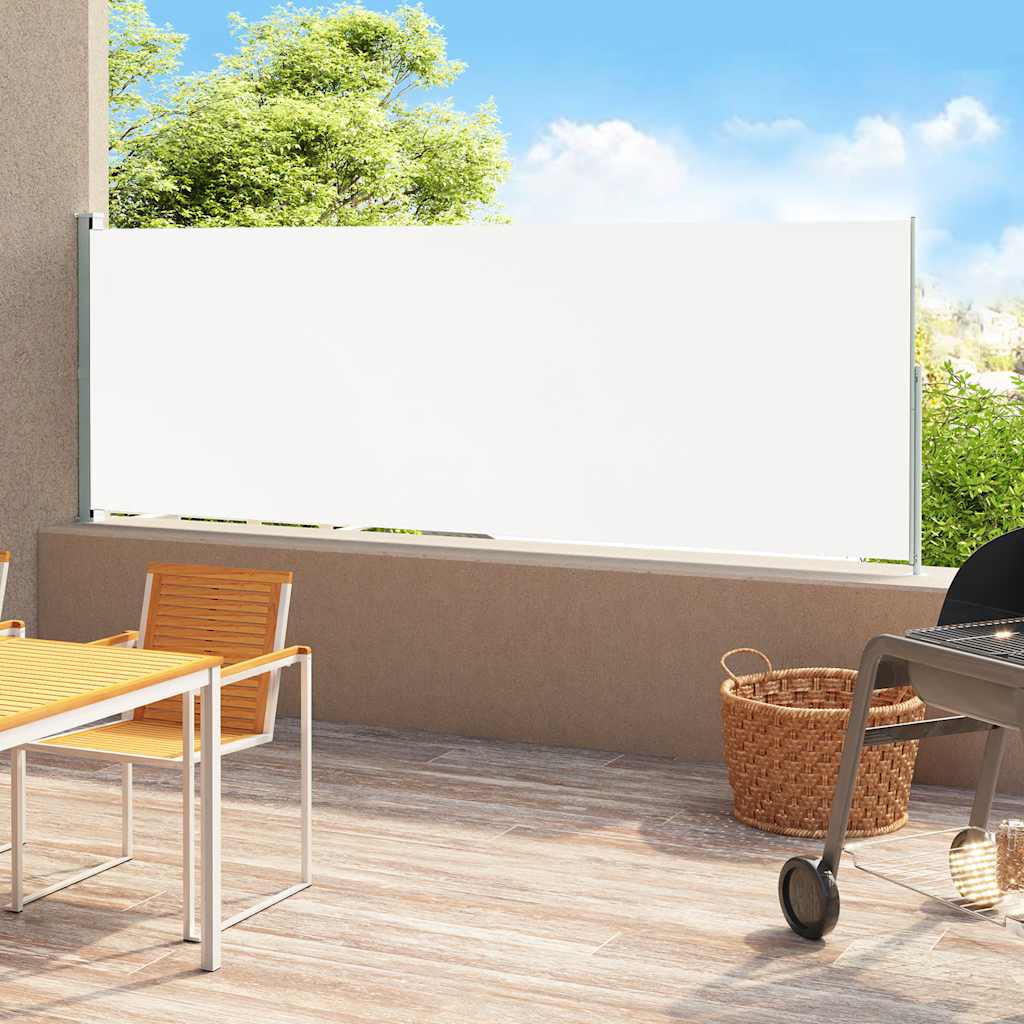 Ausziehbare Seitenmarkise 120×500 Cm Creme