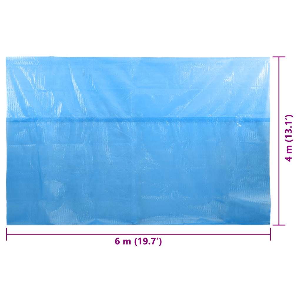 Rechteckige Poolabdeckung 600X400 Cm Pe