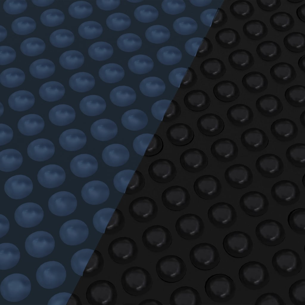 Treibende Pool-Solarplane Pe Schwarz Und Blau