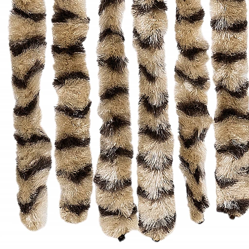 Insektenschutz-Vorhang Chenille Beige Und Braun