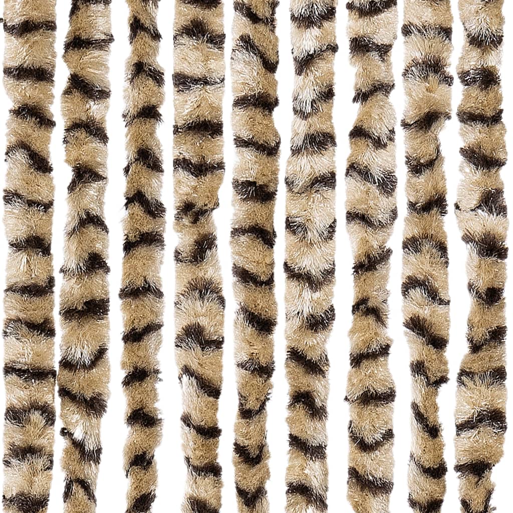 Insektenschutz-Vorhang Chenille Beige Und Braun