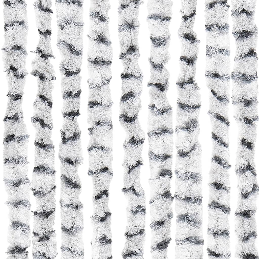 Insektenschutz-Vorhang Chenille Hell- Und Dunkelgrau
