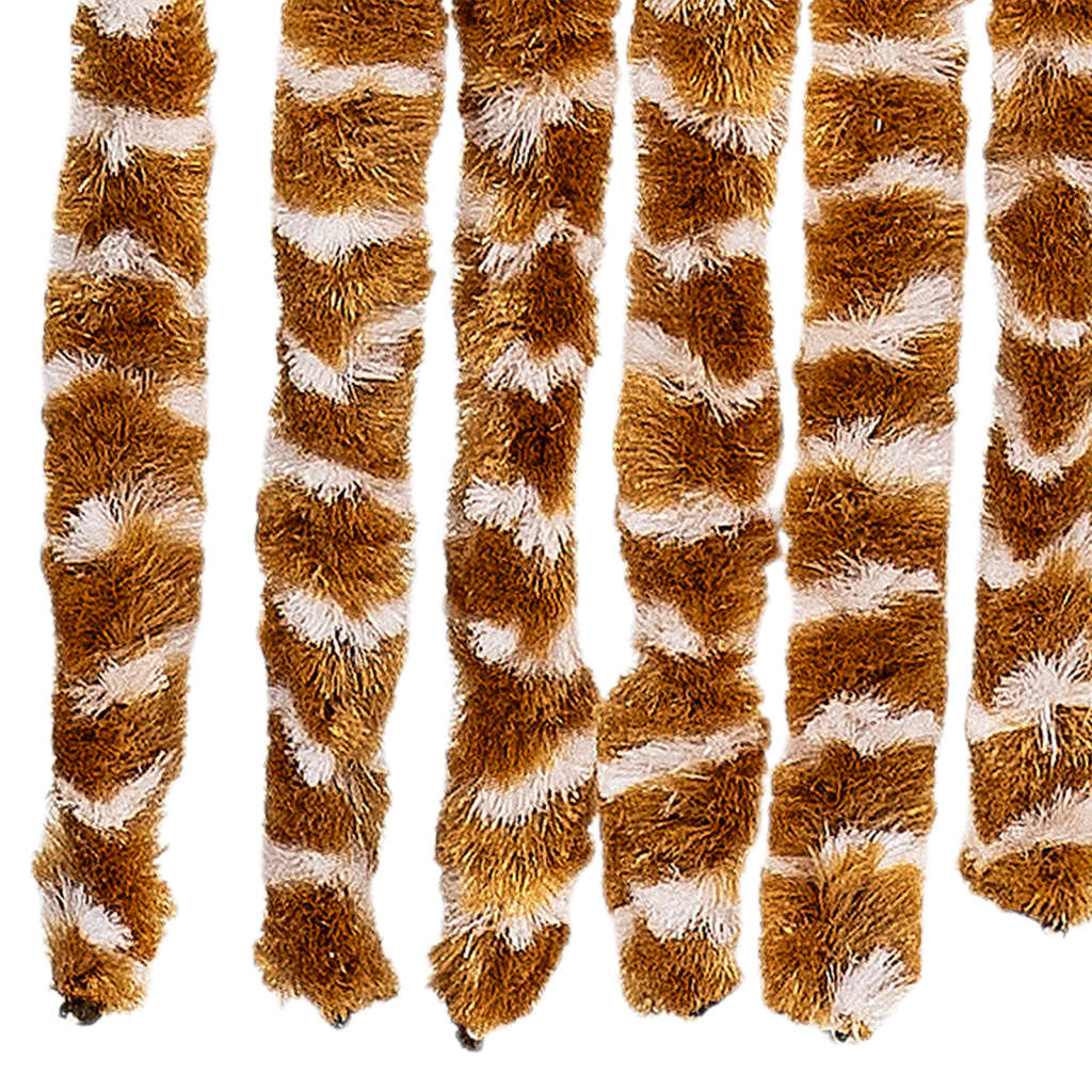 Insektenschutz-Vorhang Chenille Ocker Und Weiß