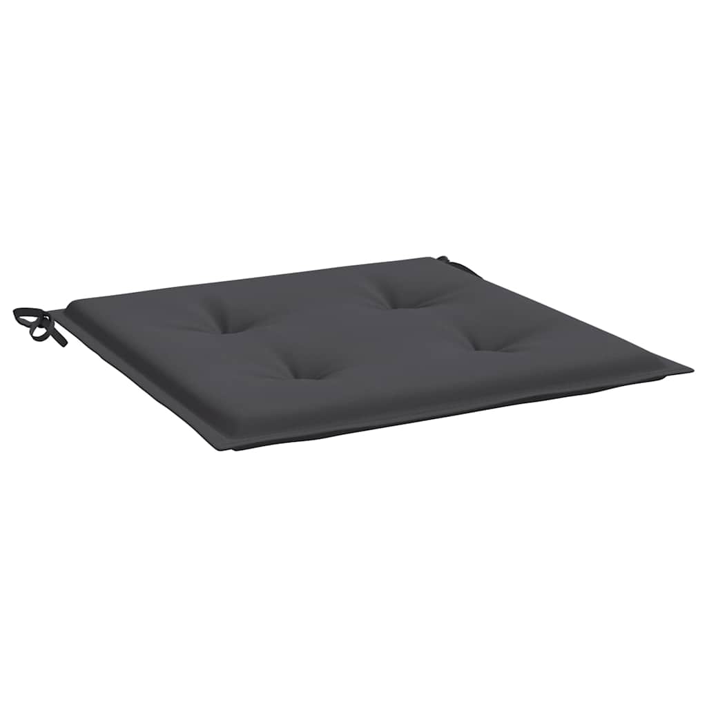 Gartenstuhl-Kissen 6 Stk. 40X40X3 Cm Oxford-Gewebe Anthrazit