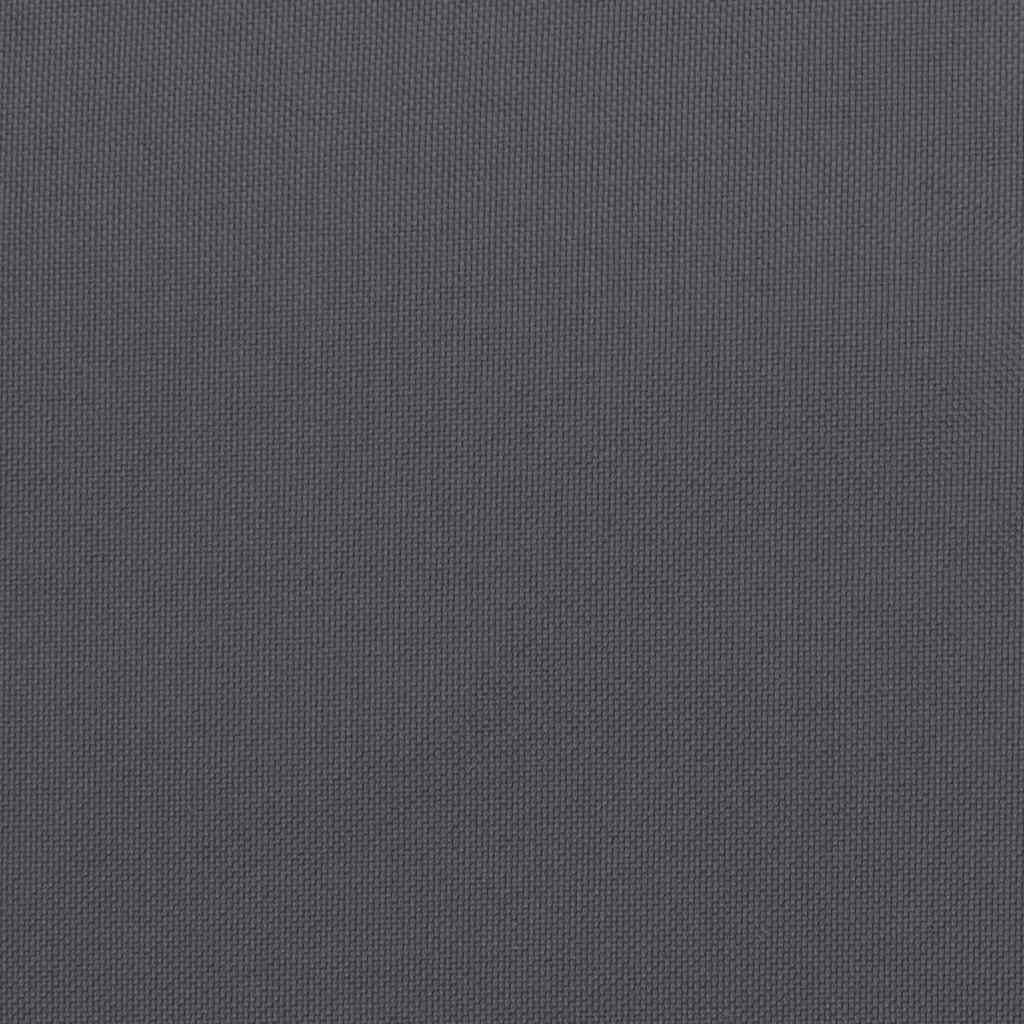 Gartenstuhl-Kissen 6 Stk. 40X40X3 Cm Oxford-Gewebe Anthrazit
