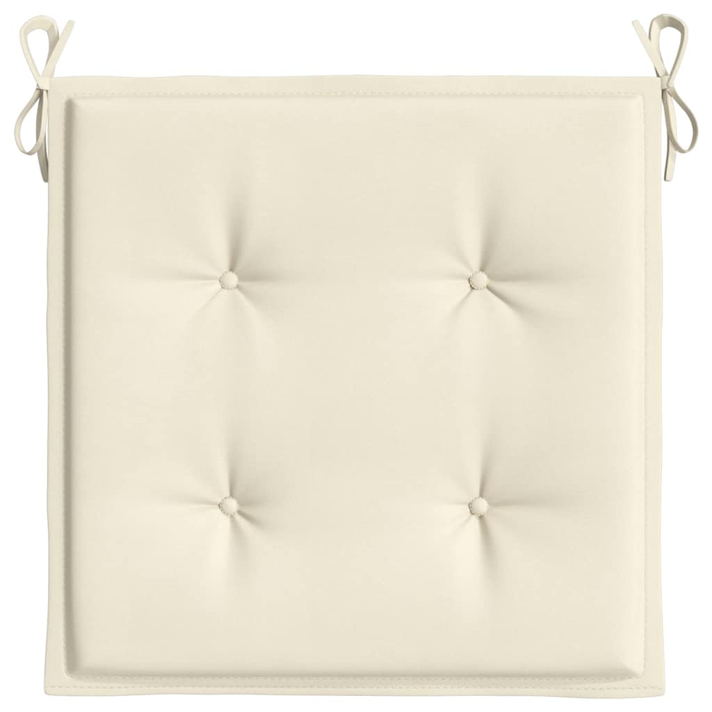 Gartenstuhl-Kissen 2 Stk. Oxford-Gewebe Creme