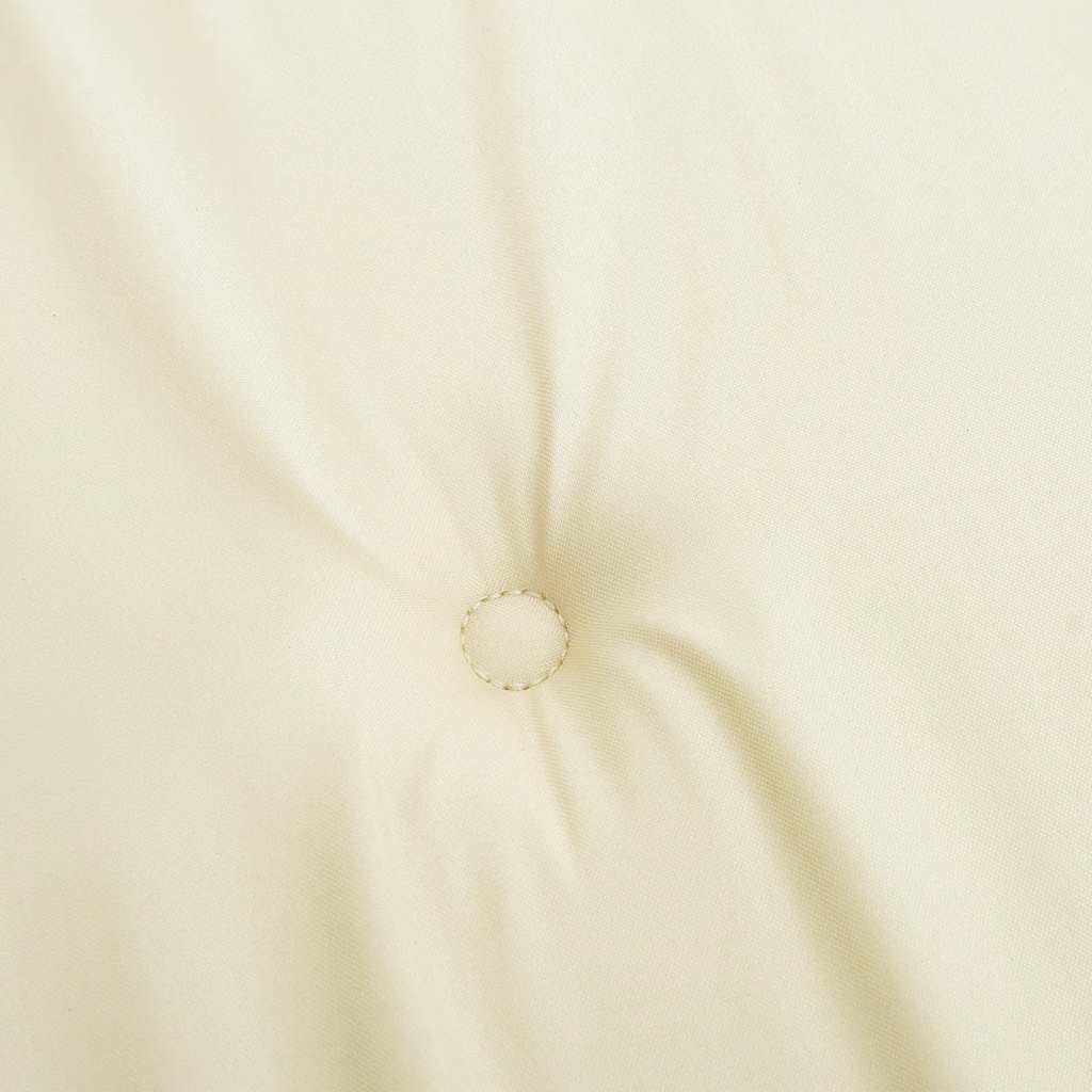 Gartenstuhl-Kissen 2 Stk. Oxford-Gewebe Creme