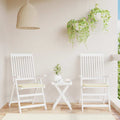 Gartenstuhl-Kissen 2 Stk. Oxford-Gewebe Creme