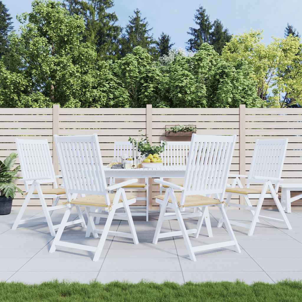 Gartenstuhl-Kissen 4 Stk. Oxford-Gewebe Beige