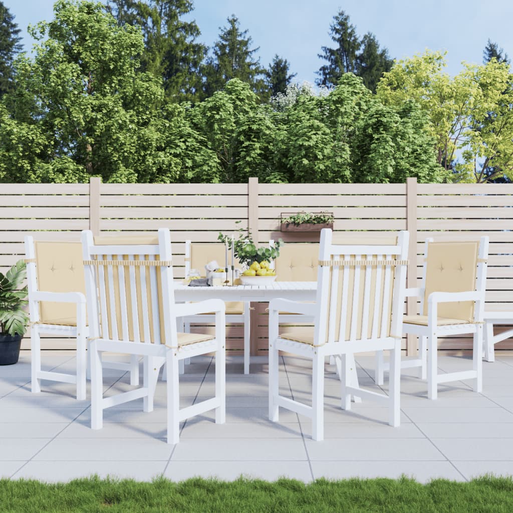 Gartenstuhlauflagen Für Niedriglehner 6 Stk.