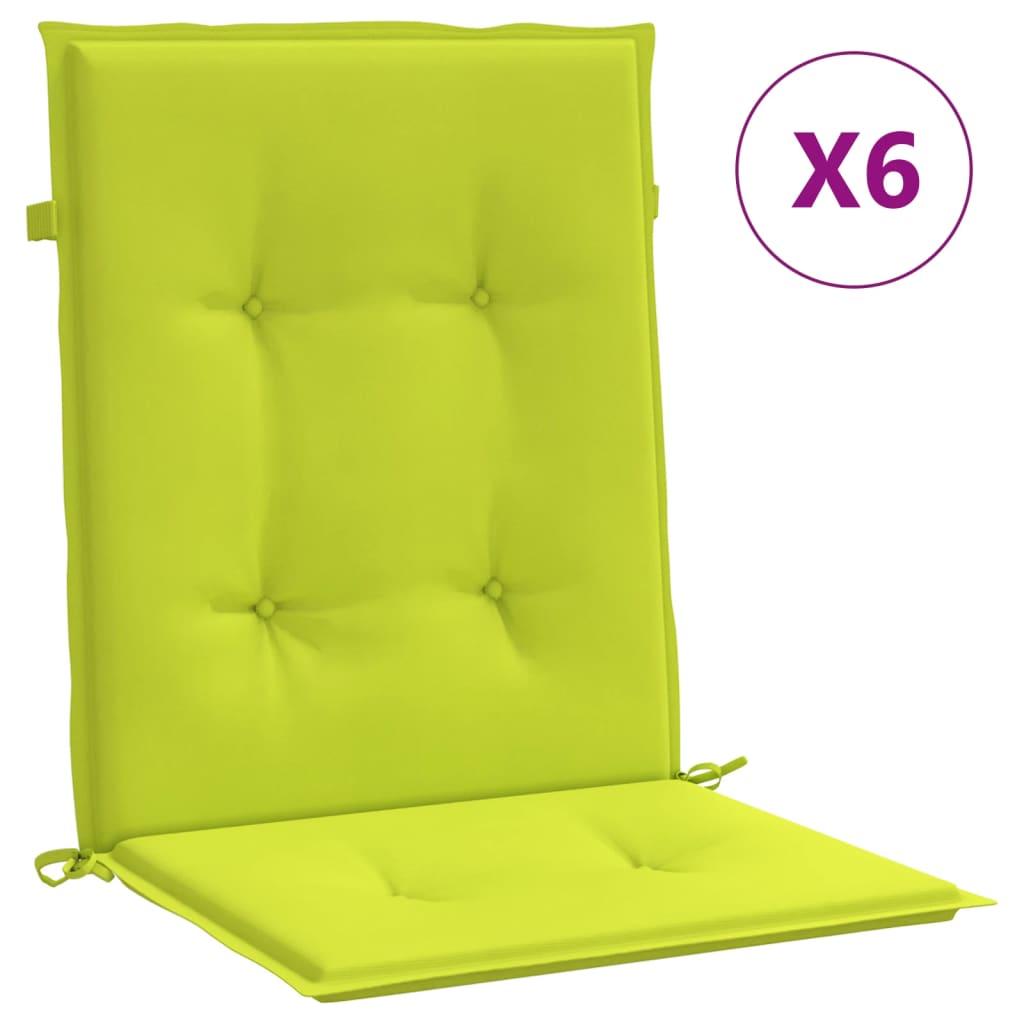 Gartenstuhlauflagen Für Niedriglehner 6Stk 100X50X3Cm