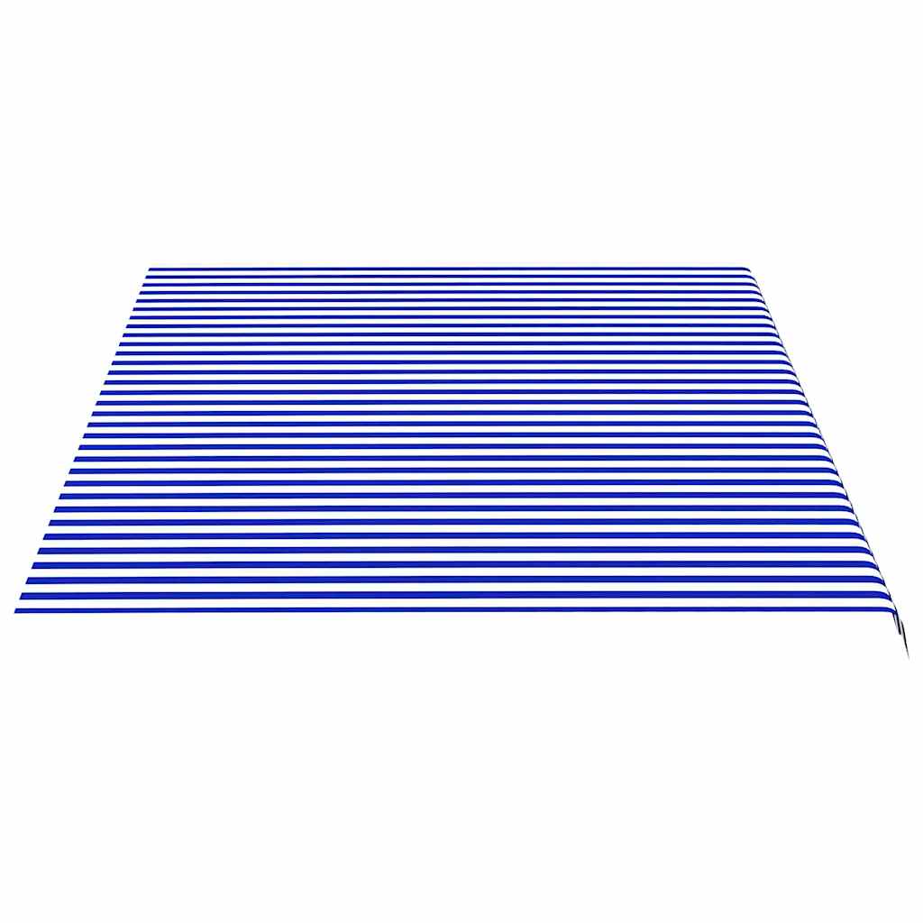 Markisenbespannung 5X3,5 M Blau Und Weiß