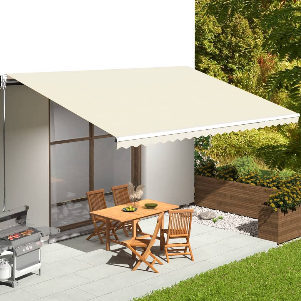 Markisenbespannung 6X3,5 M Creme