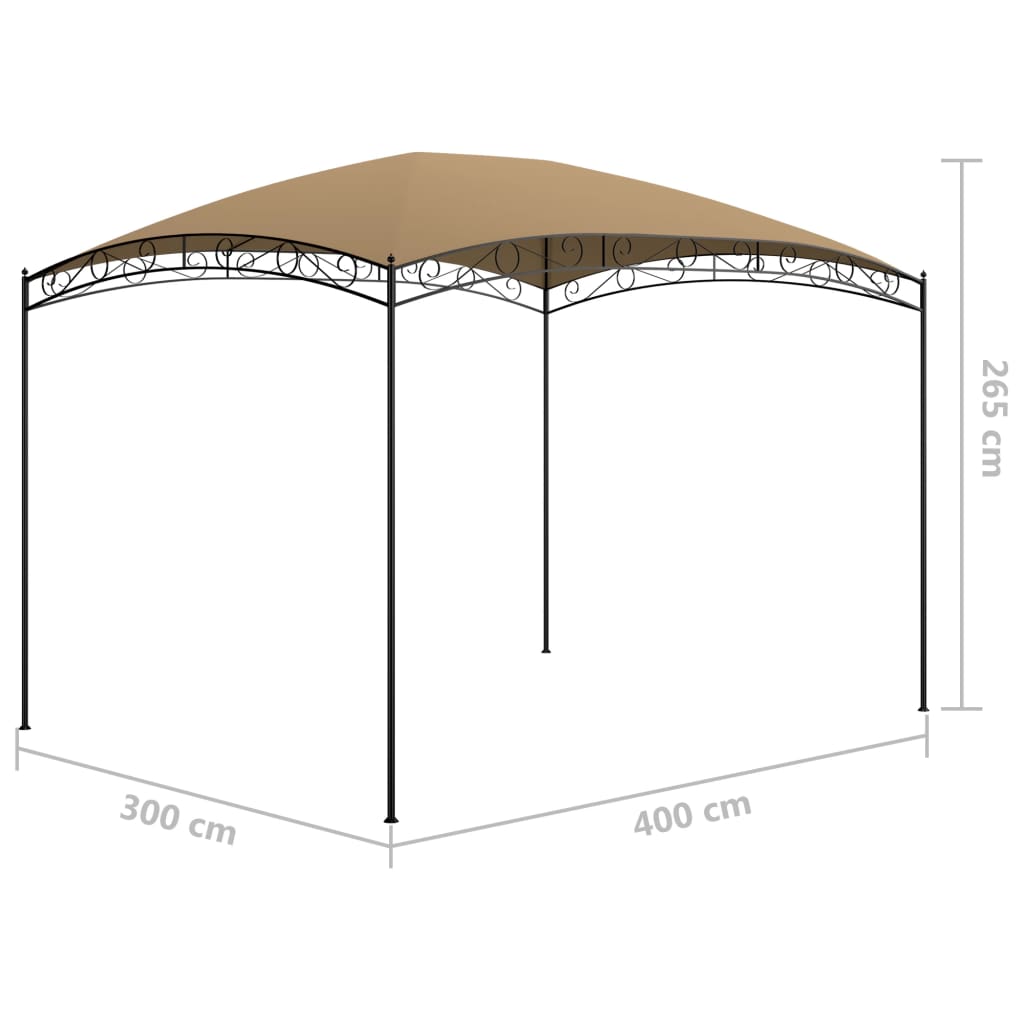 Pavillon 3X4X2,65 M 180 G/M²