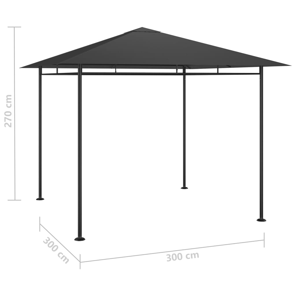 Pavillon 3X3X2,7 M 180 G/M²
